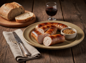 Recette andouilles de porc grillées à la moutarde
