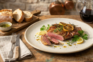 Recette araignée de bœuf bio marinée au citron et herbes