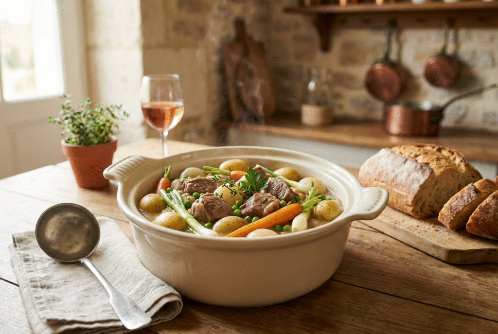 Navarin d'Agneau aux légumes printaniers
