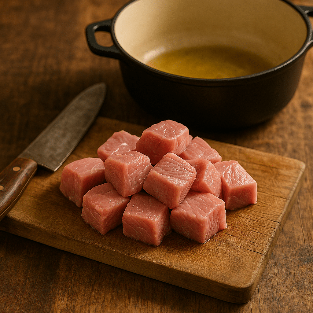 Préparez la viande