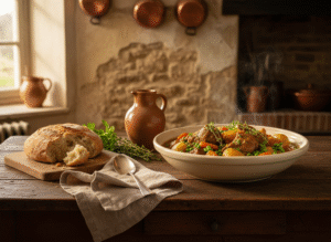 Recette Navarin d’agneau plein air aux légumes de saison